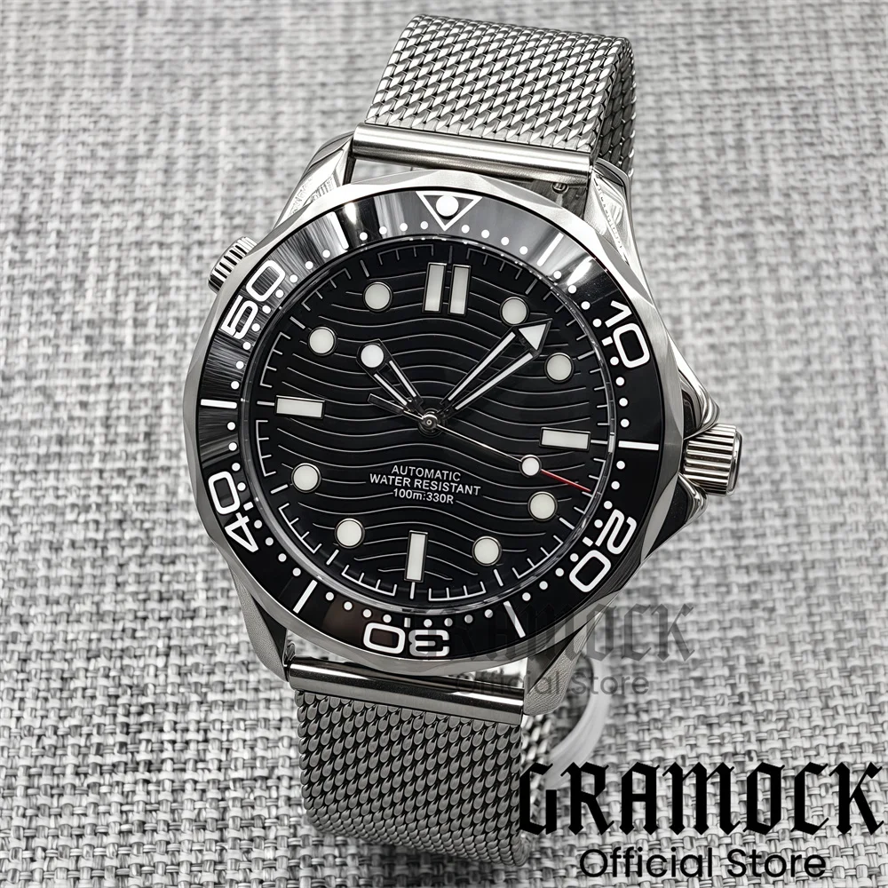 Gramock New 007 NTTD мужские механические часы 41 мм из нержавеющей стали