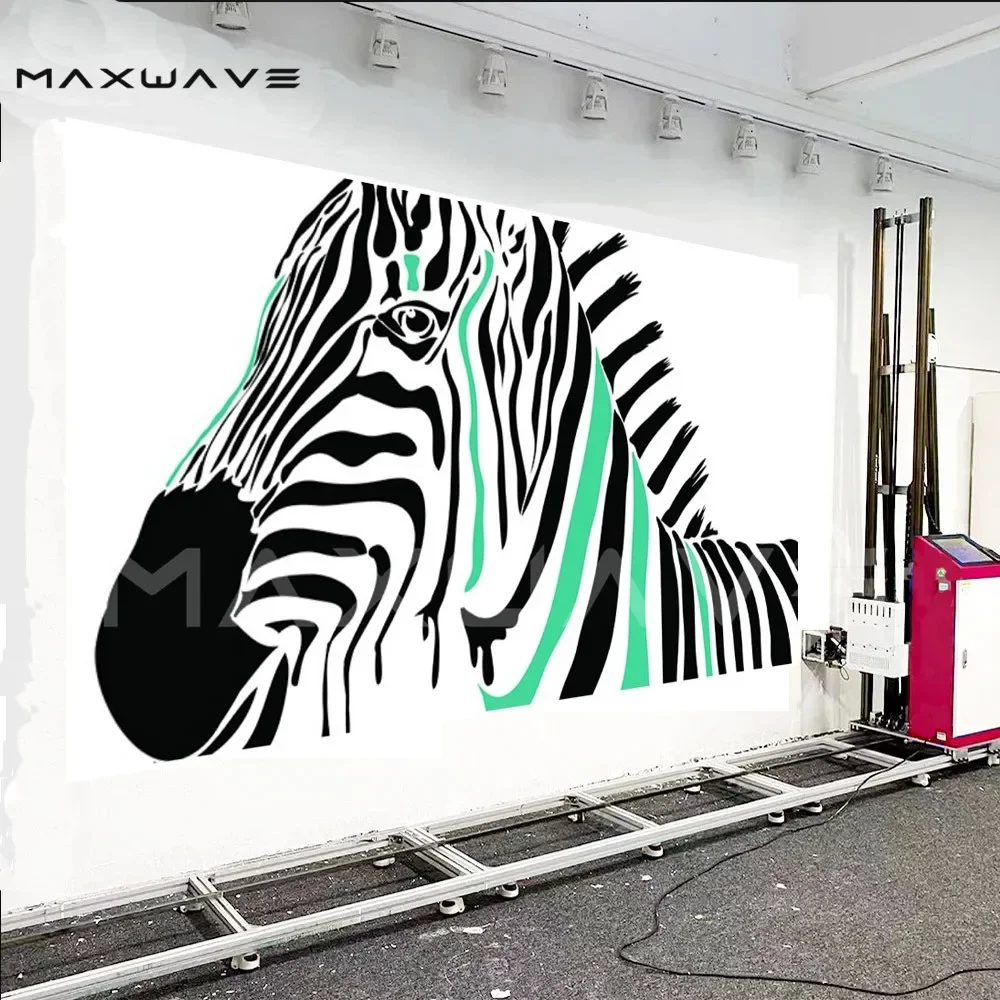 Печатная Вертикальная настенная уличная 3d-фреска Мини Портативная