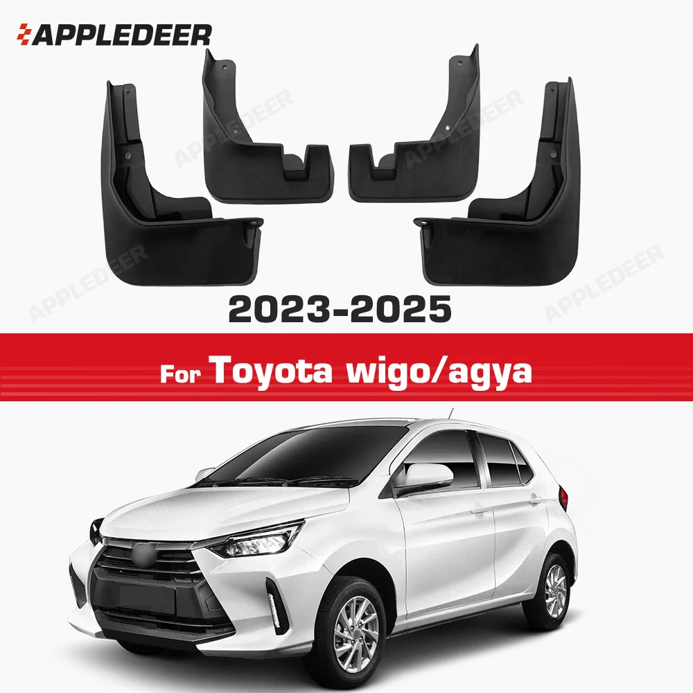 Фото Для Toyota Wigo/Agya 2023-2025: Брызговики, защита от грязи, аксессуары для автомобиля №1