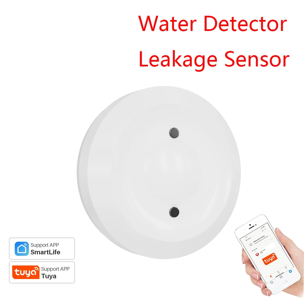 

TUYA ZigBee Linkage Water leakage Sensor Immersion Security Alarm Water Leak Detector Overflow Alert Waterproof Smart Home