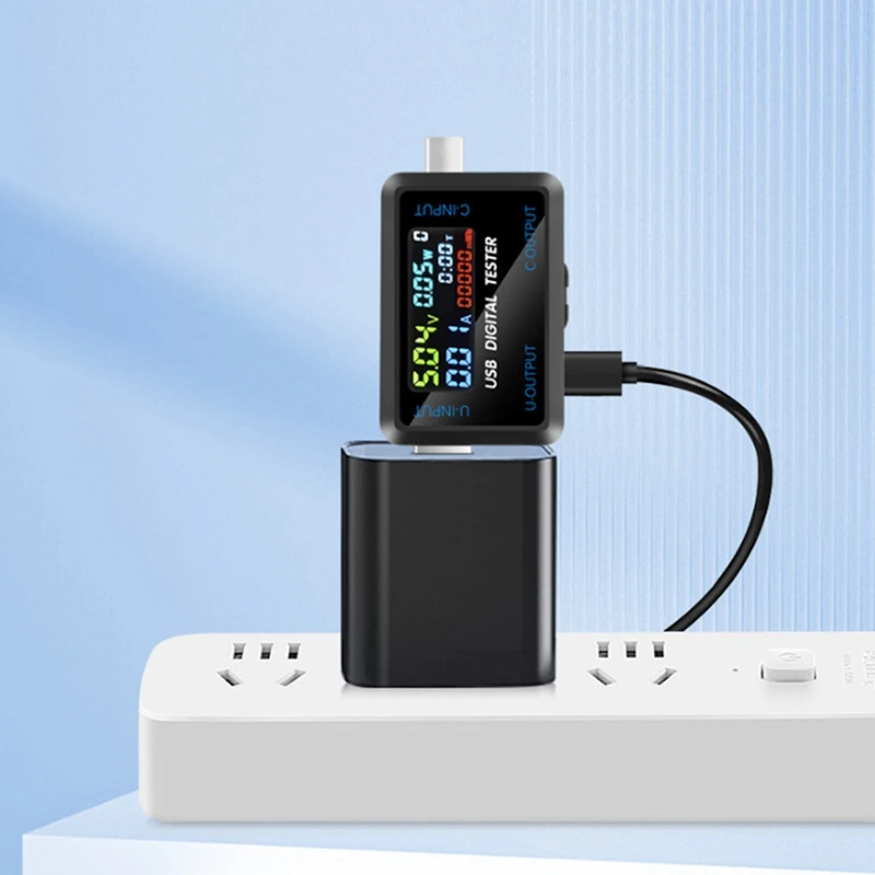 USB Type-C Tester DC Digital Voltmeter Amperimetro Current Voltage Amp Ammeter Power Bank Charger Indicator
