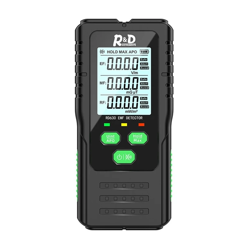 New 3-In-1 Electromagnetic Field Radiation Detector Tester EMF Meter Multifunctional Portable Radio Frequency Warn