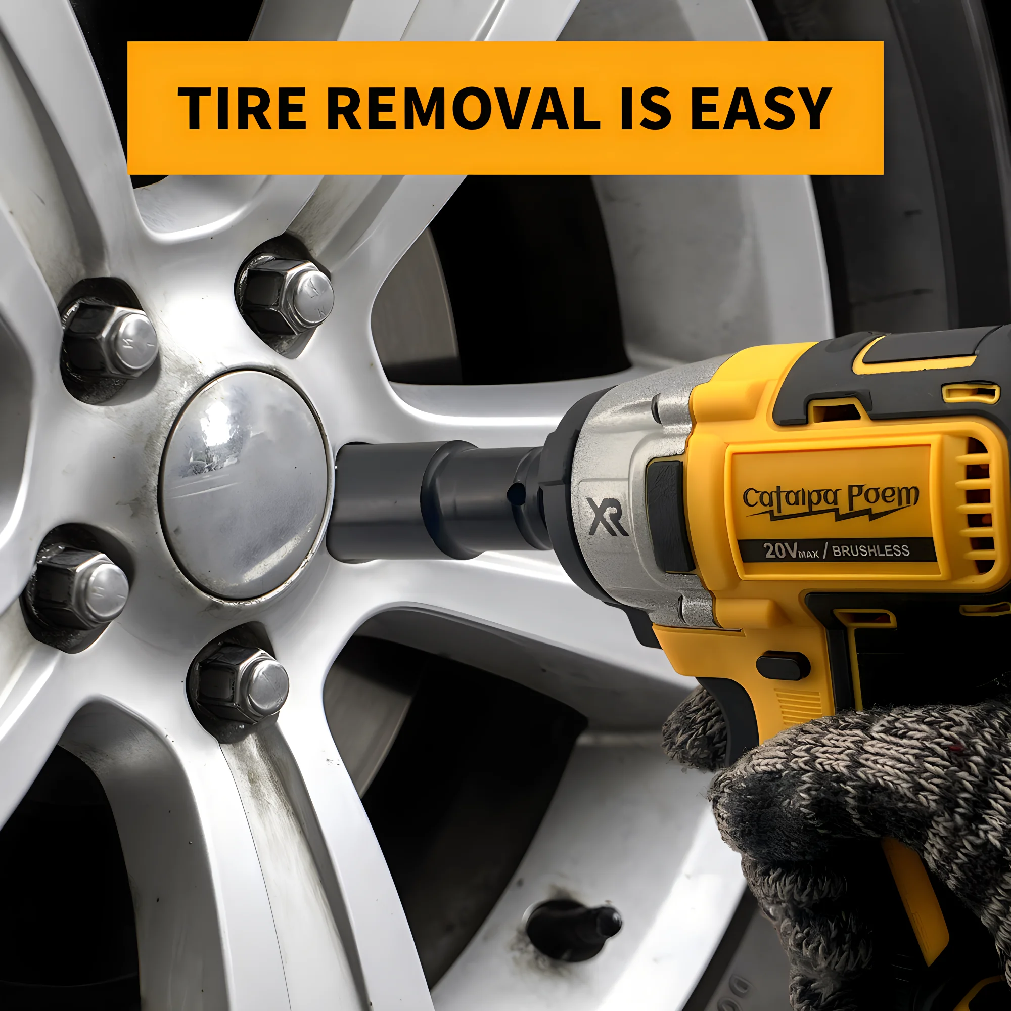 Ударная дрель Catalpa Poem DCF887 DCF880 205 Нм 1/4 дюймовая электрическая отвертка с