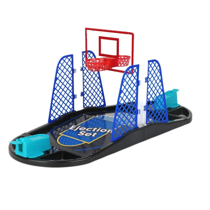

2 In 1 Finger Ejection Desktop Basketball Machine Board Game Toys Plastic Basket Nets Cups Sporting Goods Toys