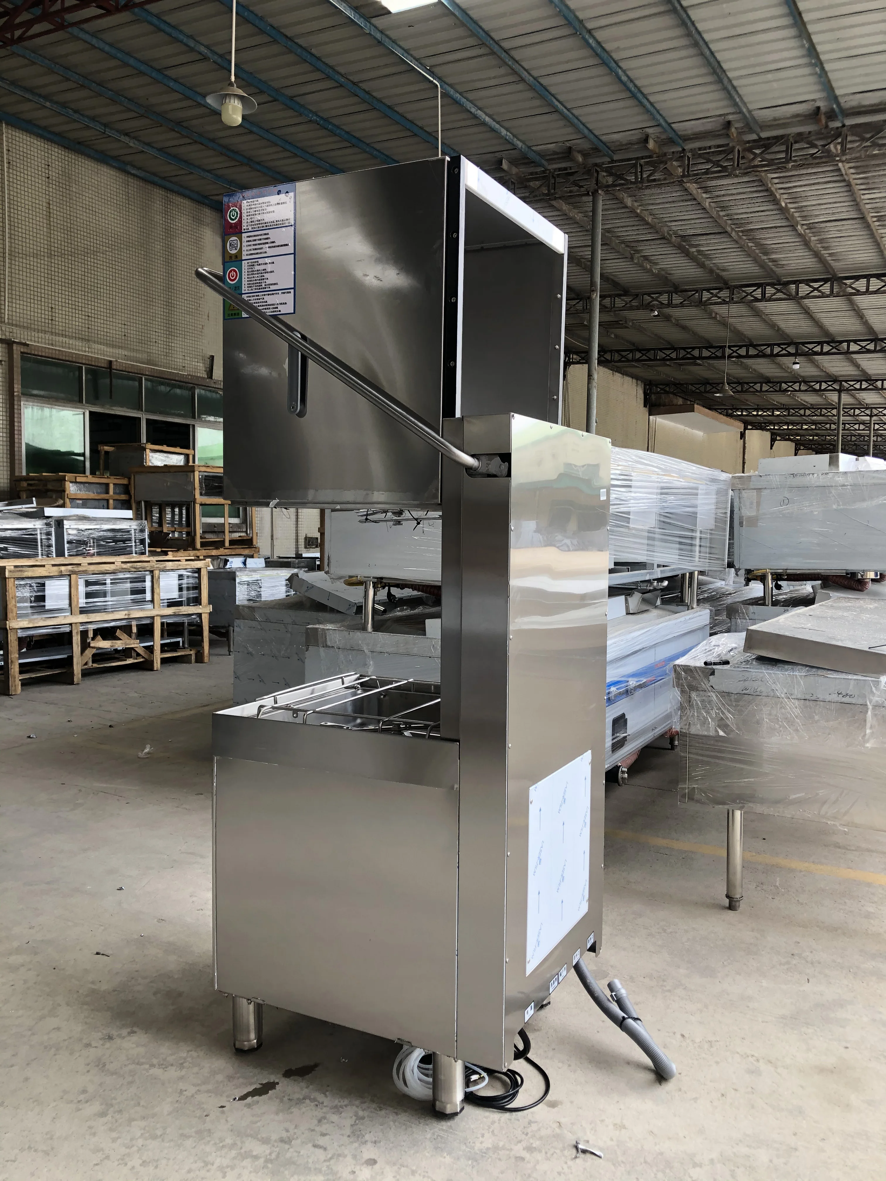 Профессиональная большая посудомоечная машина для отеля электрическая