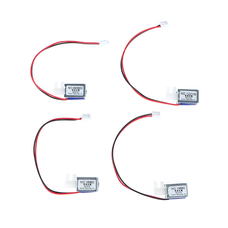 

Миниатюрный электромагнитный клапан постоянного тока 4,5 в, 6 в, 12 В, 24 В, нормально закрытый водяной клапан N/C с регулятором расхода, водяной насос 5 В