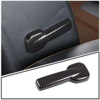 abs carbon fiber style car seat adjusting knob button cover trim sticker for ford ranger 2015 2022 auto interior accessories