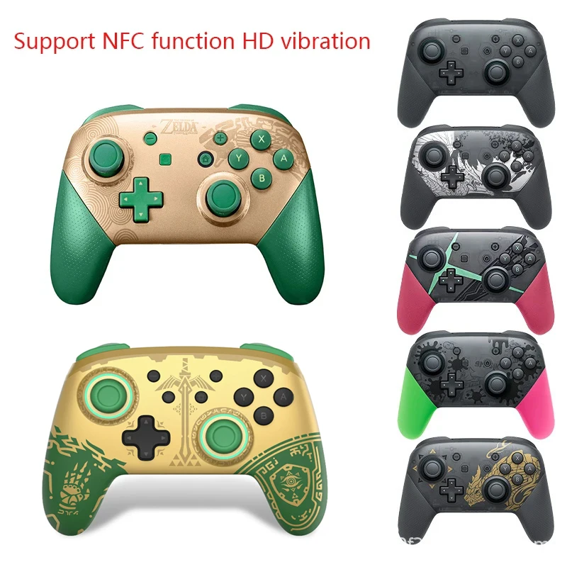 

2023 NEW For ZD Tears of the Kingdom For NS Handle Pro Wireless Bluetooth NFC Function Handle