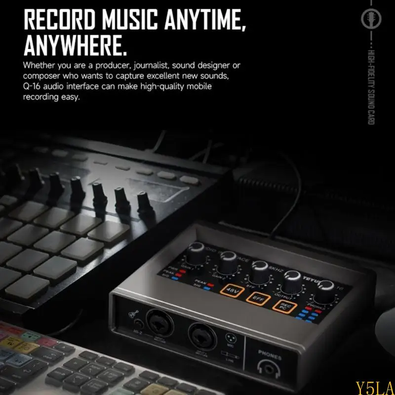 Фото Y5LA Superior Craftsmanship Sound Card для четкой звуковой записи долгосрочной продолжительности №3