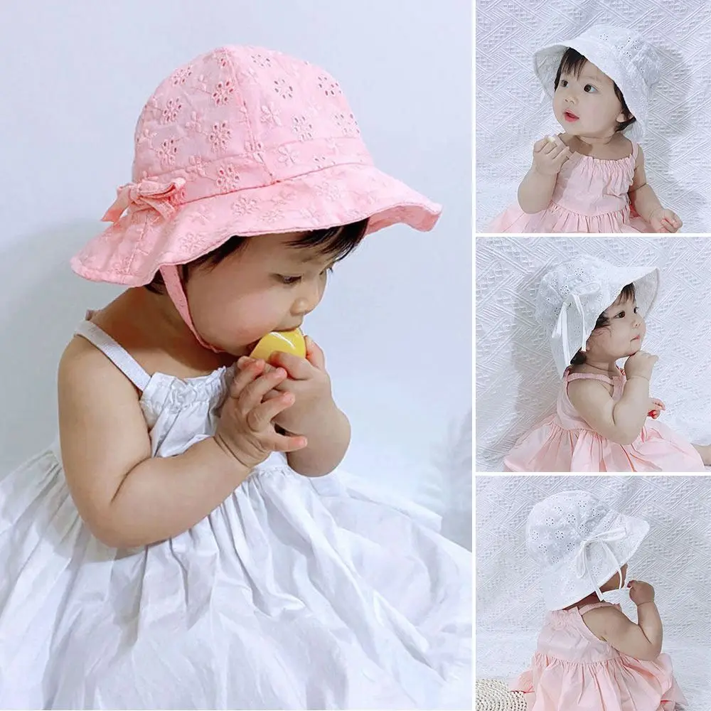 

Kids Boys Girls Baby Cute Uv Protection Sun Cap Beach Cap Panama Hat Bucket Hat