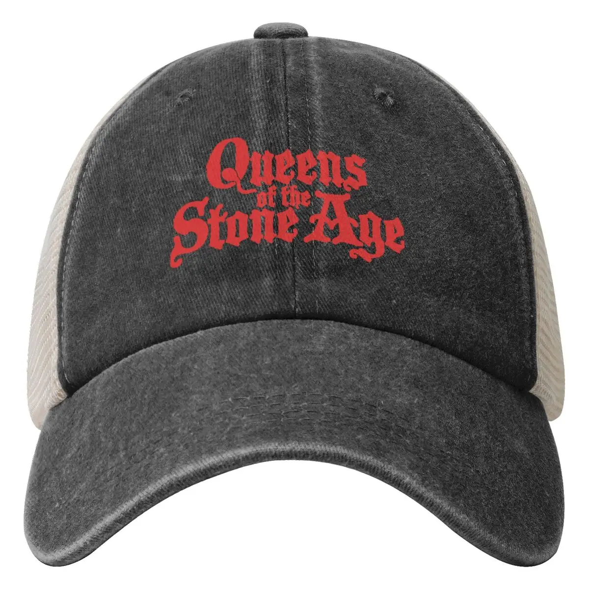 Сетчатая бейсболка с логотипом Queens Of Stone Age американская рок-группа женская и