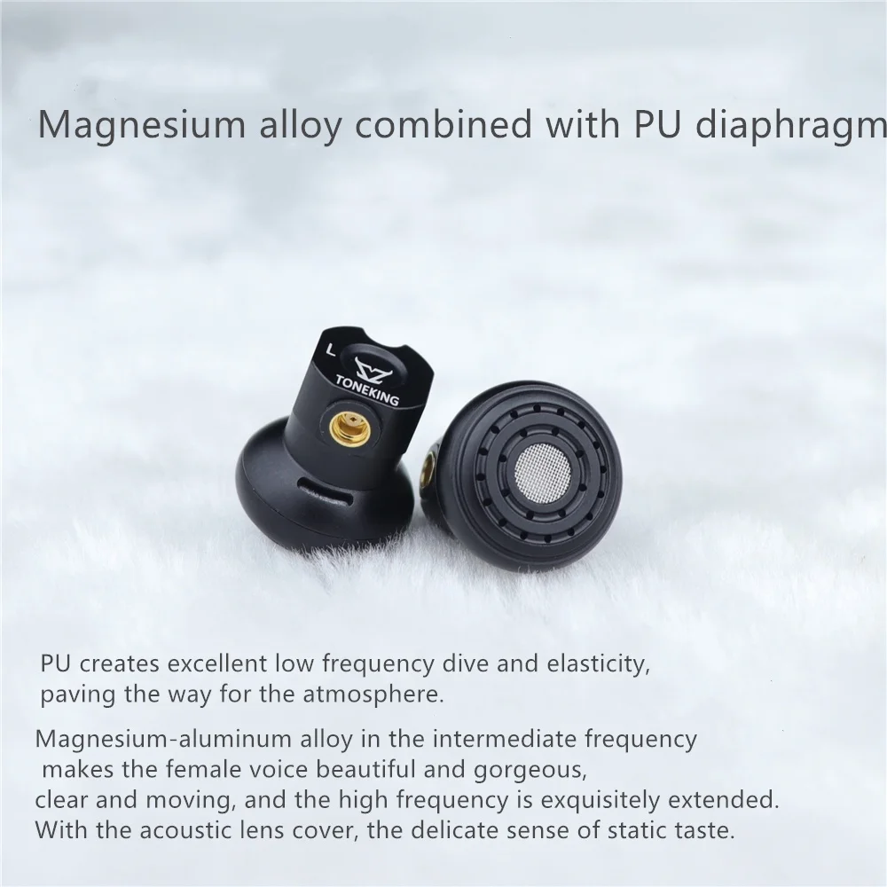TONEKING MANBA цельнометаллические плоские наушники динамические HIFI статический