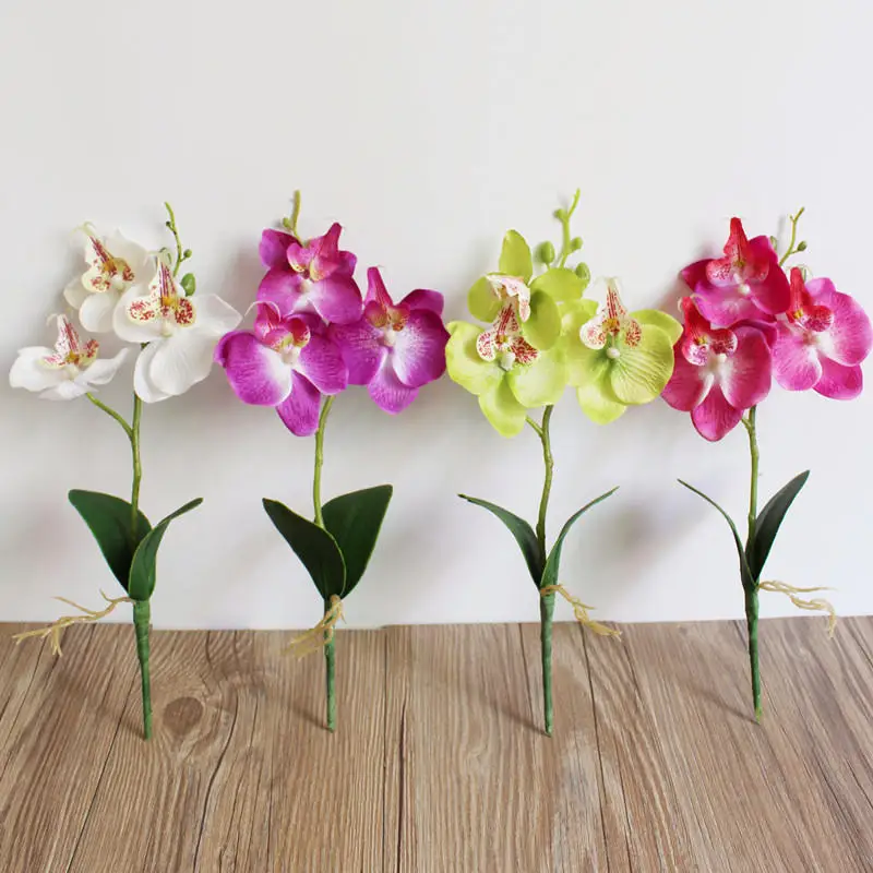

Artificial Butterfly Orchid 3D Fake Flower DIY Simulation Flower Butterfly Orchid Garden Wedding Arrangement Floral Home Supplie