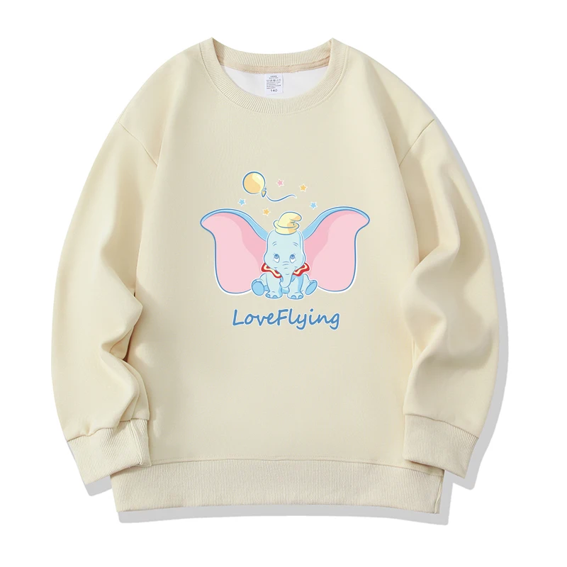 

Disney Dumbo Children's Clothing for Boy Soft Comfort T-shirts Sweatshirt Casual Wear ANIME TSHIRT Long Sleeve Top Tops Girls