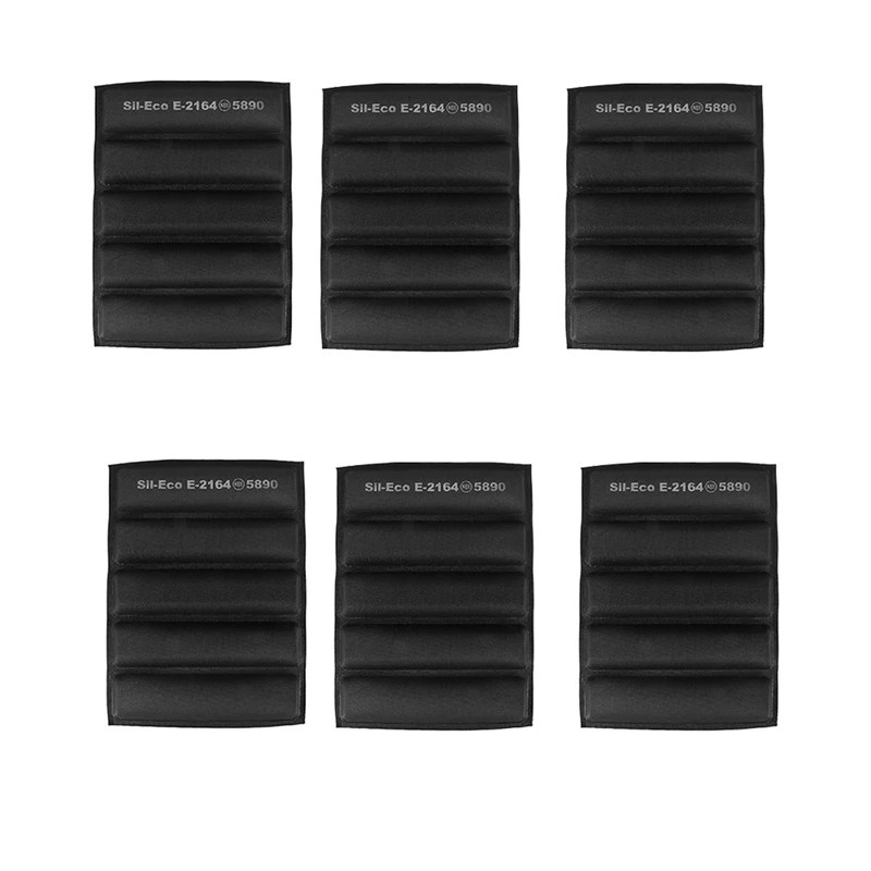 

6X Silicone Pan - Non-Stick Perforated Fench Bread Pan Forms , Hot Dog Molds , Baking Liners Mat Bread Mould