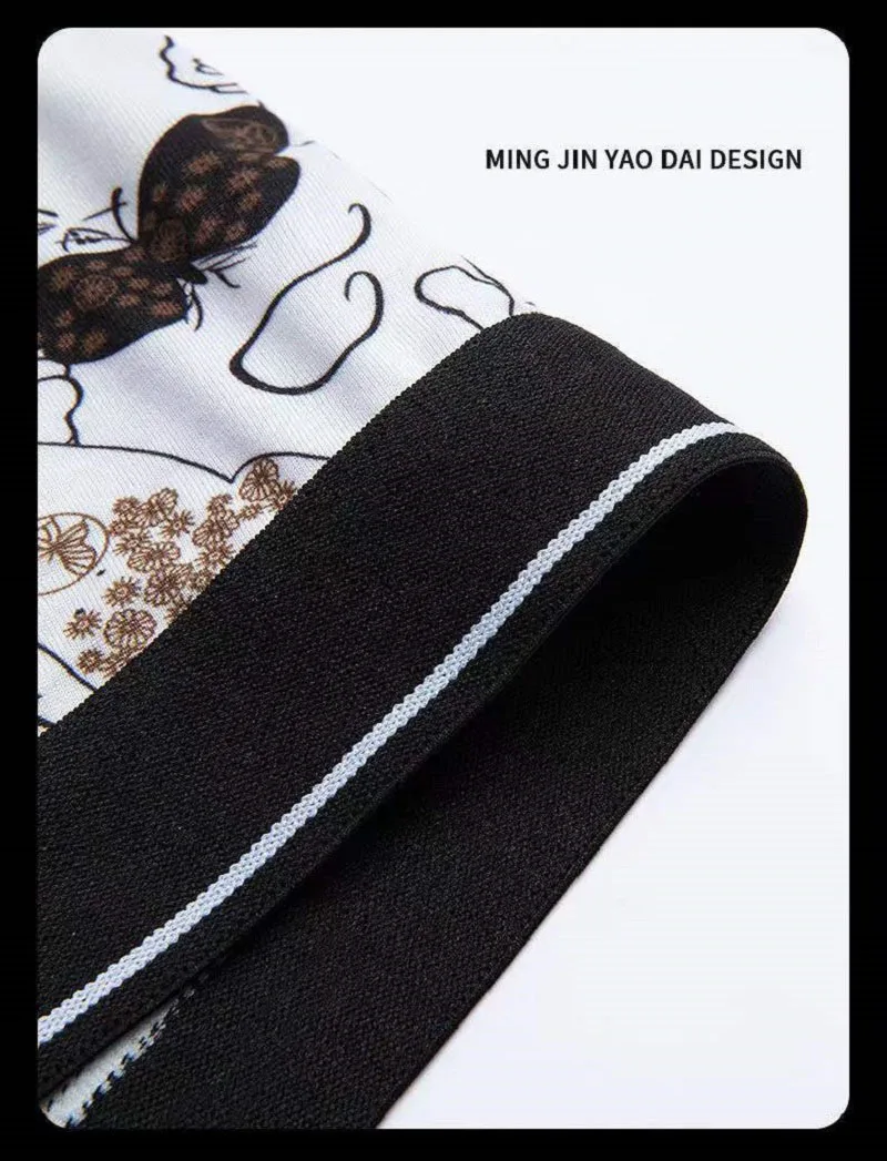 8Pcs/LotMen's Ice Silk Underwear Oversized Loose Breathable Boxer Shorts Summer Thin Plus Size 6xl Men's Underpants