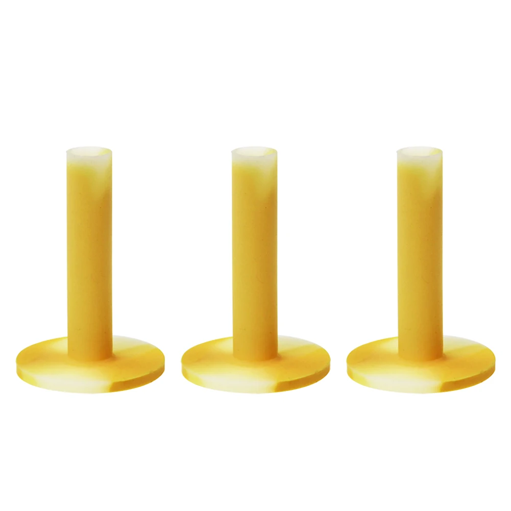 

3pcs Golf Tee Outdoor Indoor Practice Mat Training Aids T Shape Sof Rubber Accessories Driving Range Durable Club Professional