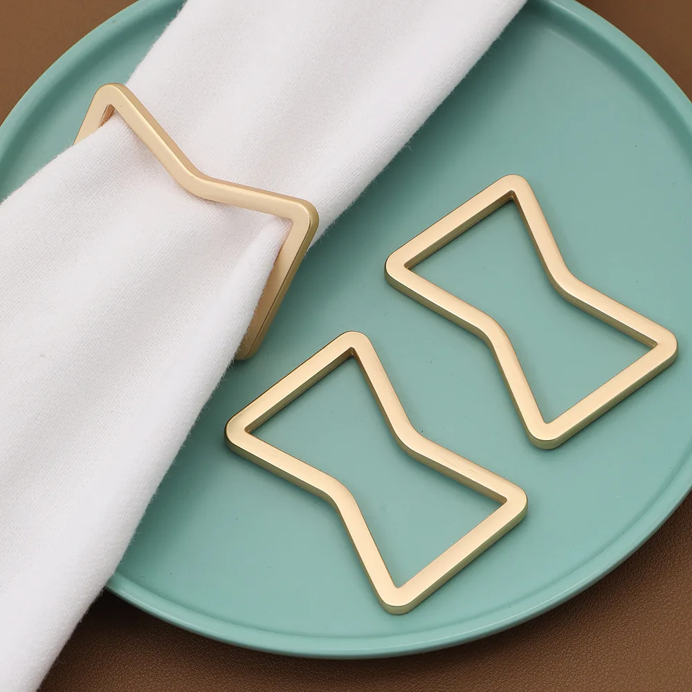 

2 шт., серебряное и Золотое кольцо для салфеток