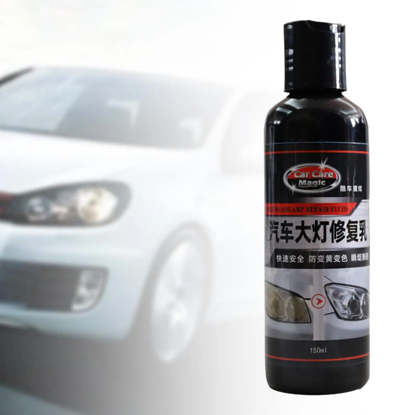 

Headlight Restore and Protect Headlight Repair Refurbishment Fluid 150ml