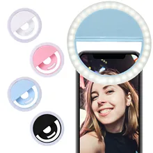 USB Charge Led Selfie Ring Light Mobile Phone Lens 36 LED Selfie Lamp Ring for iPhone for Samsung Xiaomi Phone Selfie Light 
