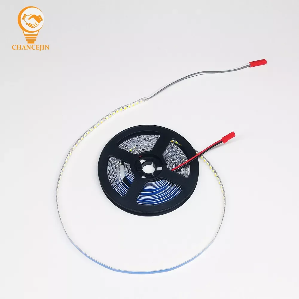 

3 meters 2835 200D dual LED strip for repairing chandeliers, 3000K+6500K LED ribbon (51-60W)X2colors for indoor lighting