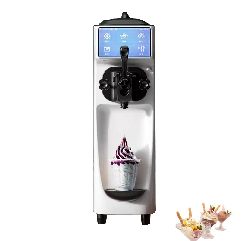 

Commercial Soft Serve Ice Cream Machine Tabletop Sundae Ice Cream Makers Fully Automatic Gelato Making Machine