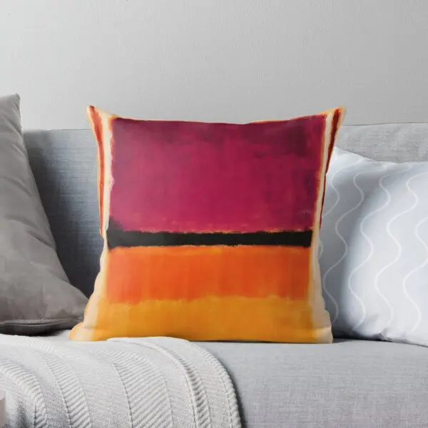 

Mark Rothko Exhibition Poster 1979 Printing Throw Pillow Cover Throw Case Sofa Soft Fashion Hotel Bedroom Pillows not include
