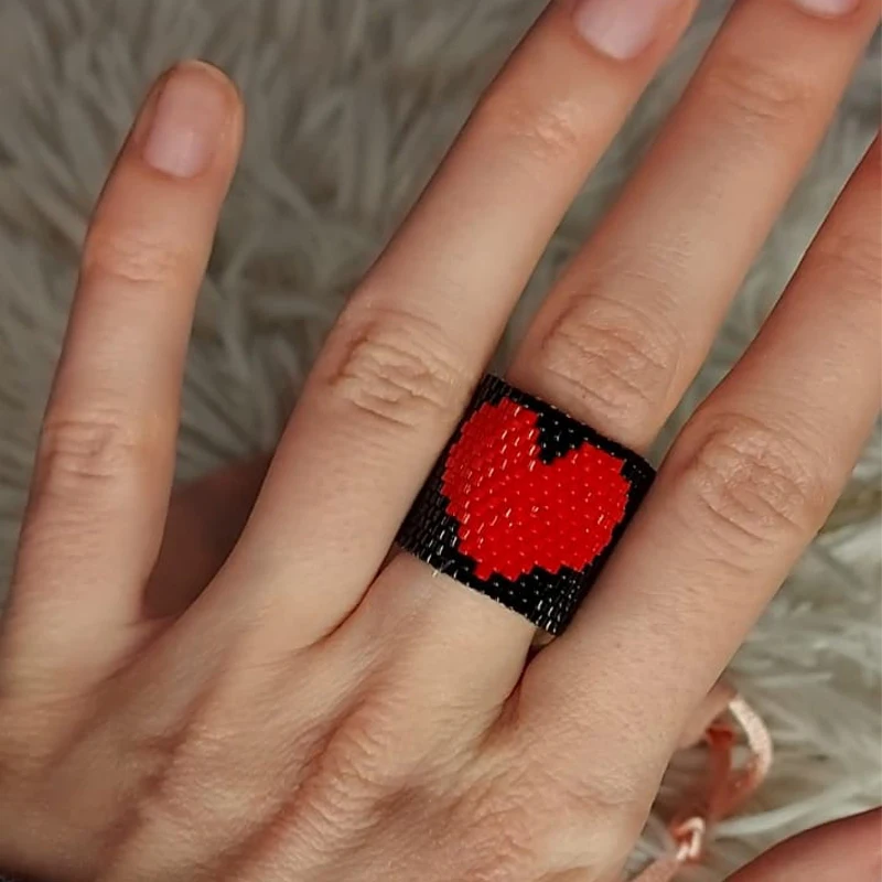 FAIRYWOO Миюки бисер кольцо для женщин дизайнерские роскошные кольца ручной работы