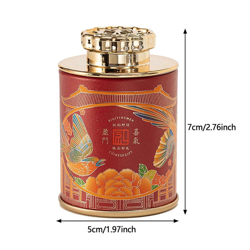 Мини-контейнер для чая в китайском стиле с крышкой конфеты ретро пустые банки