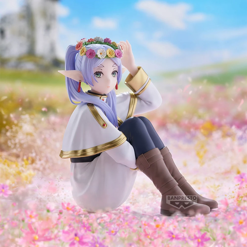 Фото В наличии оригинальная фигурка Banpresto ESPRESTO Flower Crown Frieren: Beyond Journey's End Himmel Frieren, модель игрушки №2