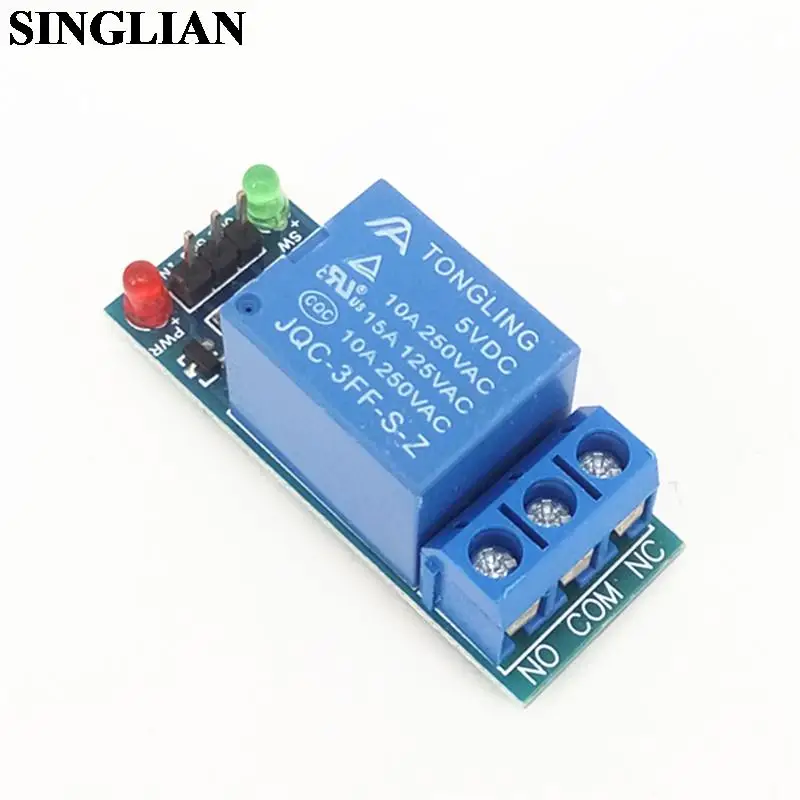 

10pcs 1 Channel Relay Module 5V High Level Trigger 1-channel Relay Extension Board Module With Indicator Light For Arduino