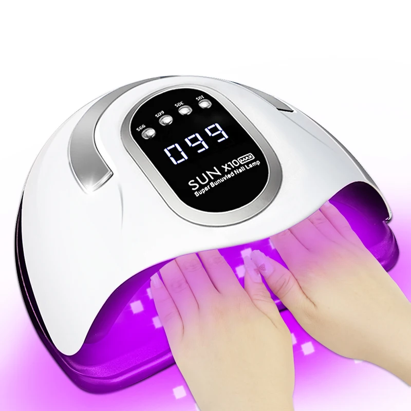 300W 66 Leds High Power UV Led Nail Lamp for Manicure 4 Mode 300W Nail Polish Dryer with Smart Sensor Nail Dryer for Nail Arts