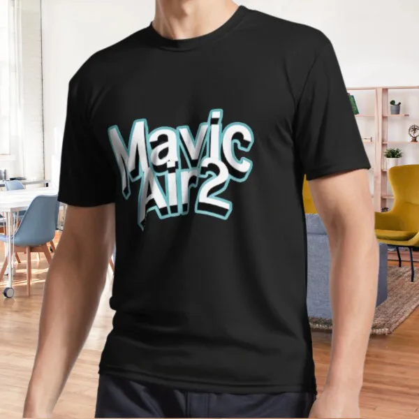 Новая лучшая футболка Mavic Air2 с забавным логотипом Мужская размера от S до XL