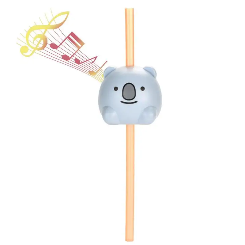 

Party Favors Straws Reusable Drinking Straws With 9 Sound Effects For Children Fun Animal Styled For Baby Shower Gender Reveal