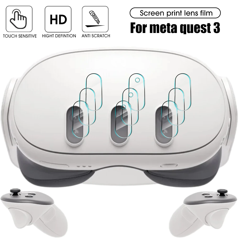 Пленка для объектива VR Meta Quest 3 HD Защитная крышка Гидрогелевая пленка против
