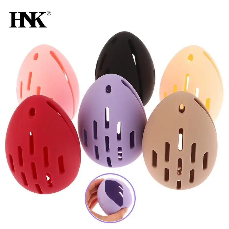 Makeup Sponge Holder Shatterproof Eco-Friendly Silicone Beauty Make Up Blender Case For Travel Gift For Women Girls Make Up Tool