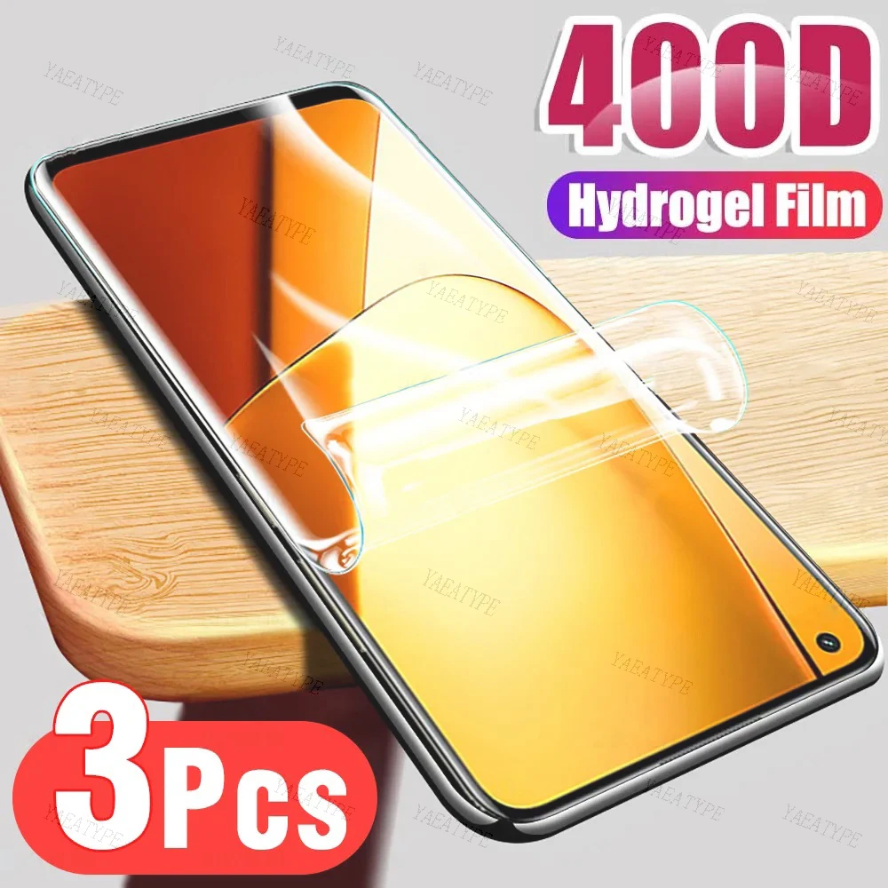 

3PCS For Realme 11 10 9 Pro Plus Hydrogel Film For Realme Q3S Q5 Screen Protectors Film For Realme 8i 9i 6 7 8 9 Pro Not Glass