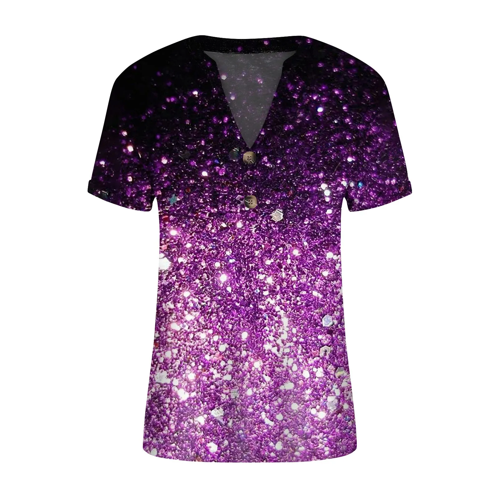 Модные женские свободные летние простые повседневные топы с V-образным вырезом