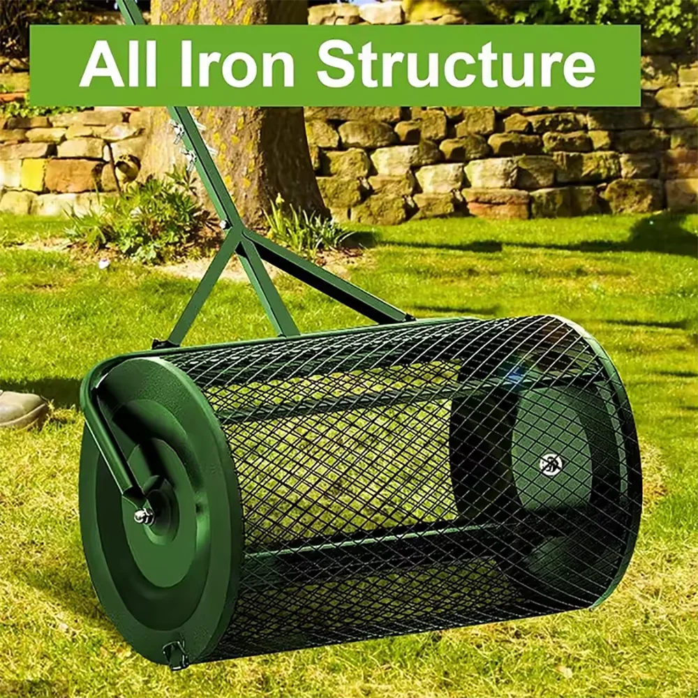 Winslow &amp Ross 24-дюймовый съемный разбрасыватель почвы удобрения ручной роликовый