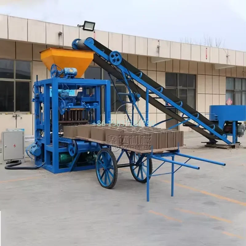 Китайская машина для изготовления кирпича бордюрная блоков полный набор