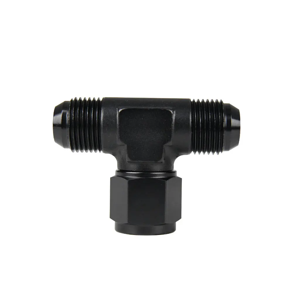 

AN4 AN6 AN8 AN12 AN10 Мужской раструб с внутренним тройником Адаптер Соединитель топливного шланга Фитинг 3-портовый Т-образный соединитель Разветвитель Алюминий