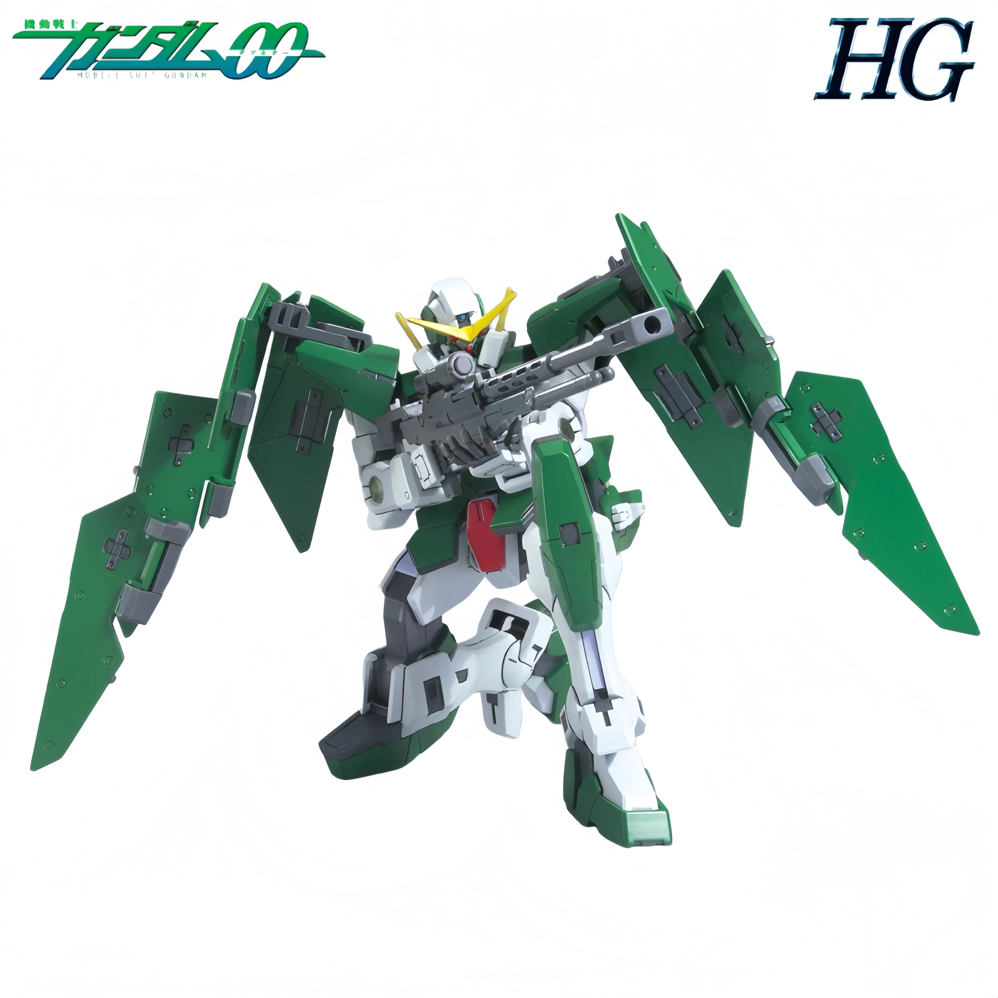 Фото Оригинальный сборный модельный набор Bandai Gunpla HG 1/144 GN-002 Gundam Dynames Mobile Suit Gundam 00 Sniper Type, фигурка, игрушка №4