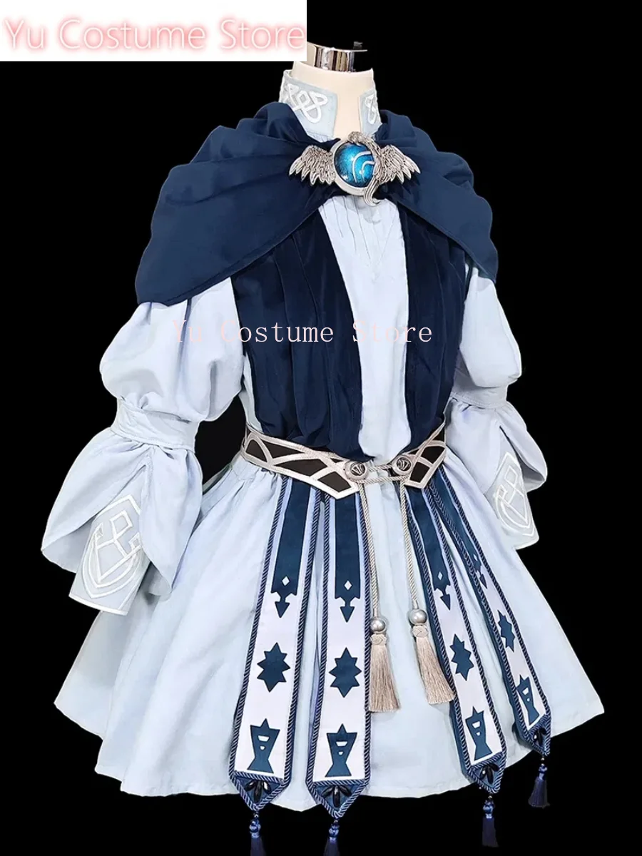 Yu костюм Ff14 Meteion Little Blue Jay косплей Cos Game аниме вечерние униформа Хэллоуин играть