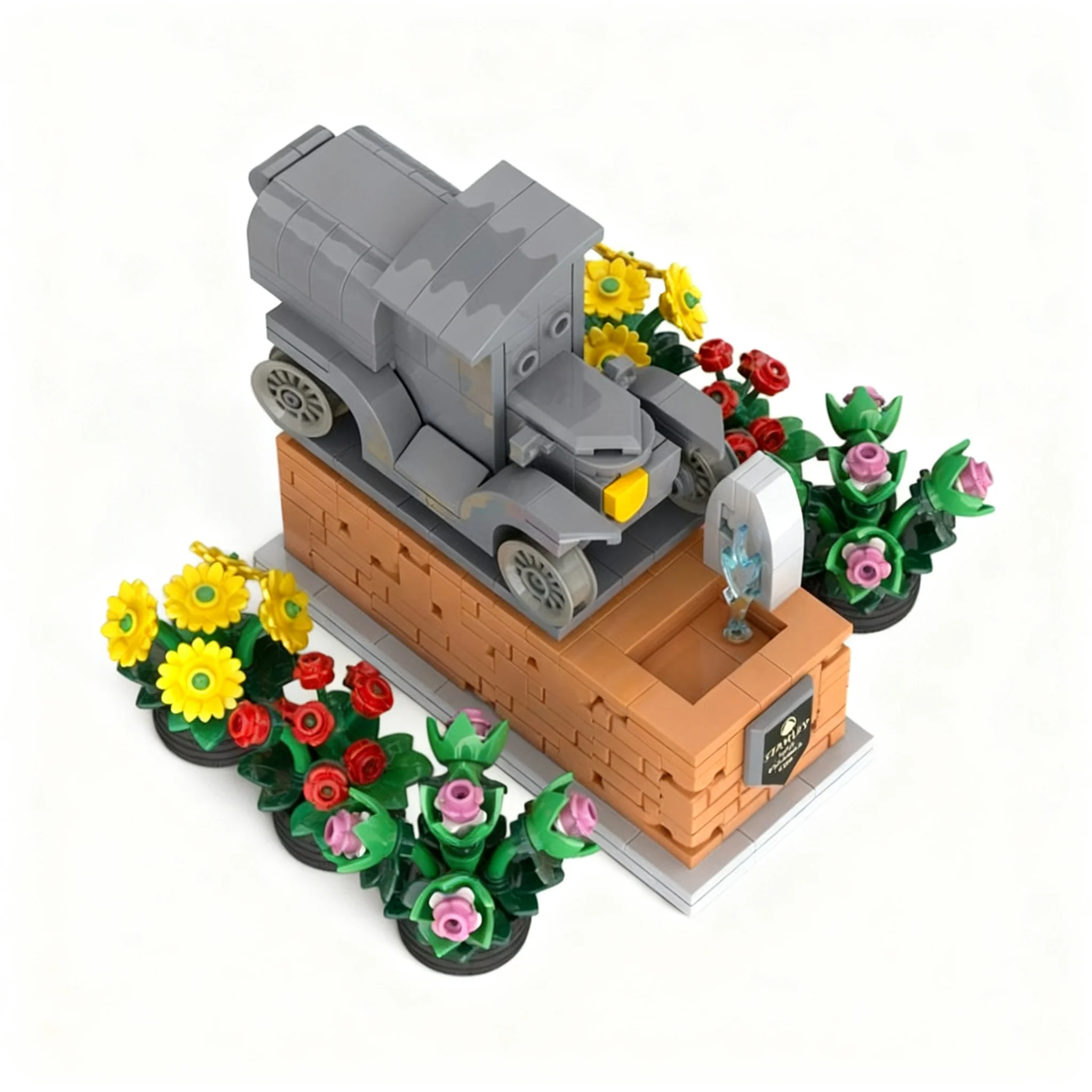 Набор строительных блоков MOC City Champions Stanley, 425 деталей, архитектурная модель, развивающая игрушка, подарок на день рождения, коллекционный набор для презентаций (art.: 3920dc7537ccb) - 3920dc7537ccb