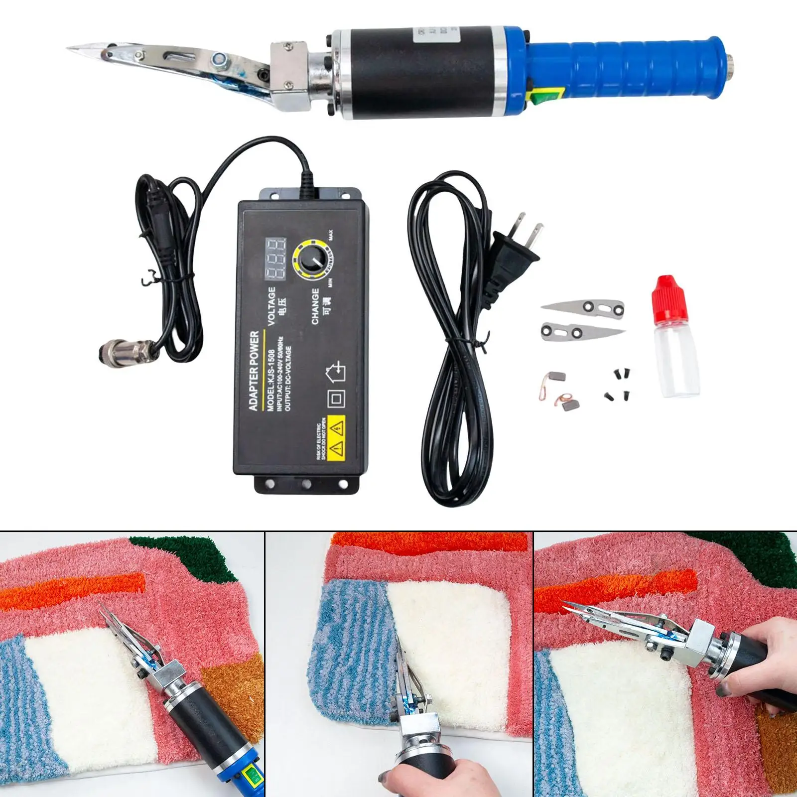 

Multipurpose Electric Carpet Rug Carving Scissors Industrial Tool Stainless Steel Dueable Carpet Grooving Machine for Carpet