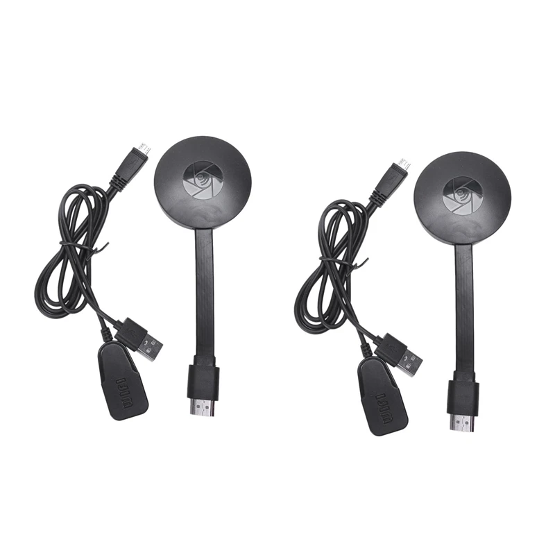 

2X Wireless Display Dongle,WIFI Portable Display Receiver 1080P HDMI Miracast Dongle for IOS iPhone iPad/Mac/Android