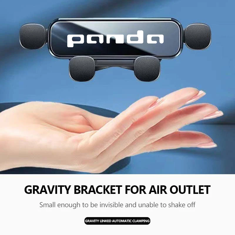 Фото Автомобильный держатель для телефона Gravity, подставка для GPS-навигатора, зажим для мобильного телефона для Fiat Abarth 500 124spider FR Panda Punto Ranch Sedici №1