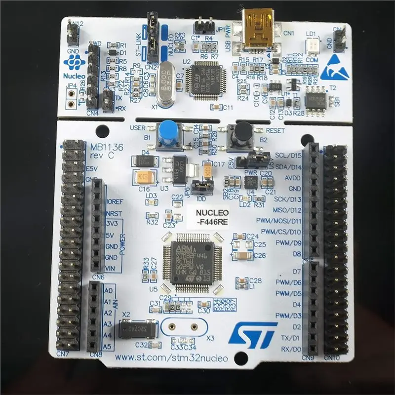 Фото Плата разработки STM32 NUCLEO-F446RE, оценочная плата Nucleo Dev EVA для микроконтроллера STM32F446RE №4