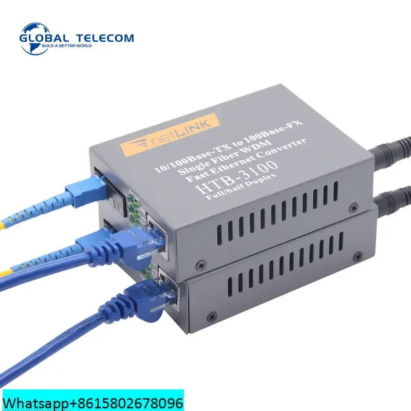 Ethernet-медиа-конвертер 2 порта 4 RJ45 A/B
