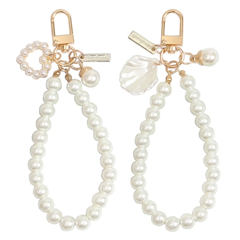 

Жемчужный брелок, подвеска для телефона, цепочка Ins, сердце, брелок, подвеска-Декор